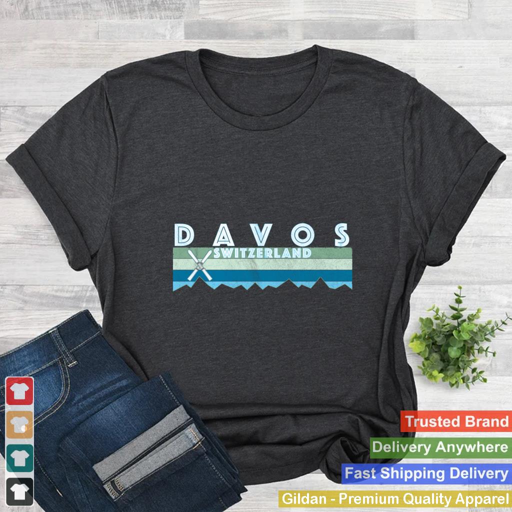 Vintage Davos Switzerland Ski Sweatshirt