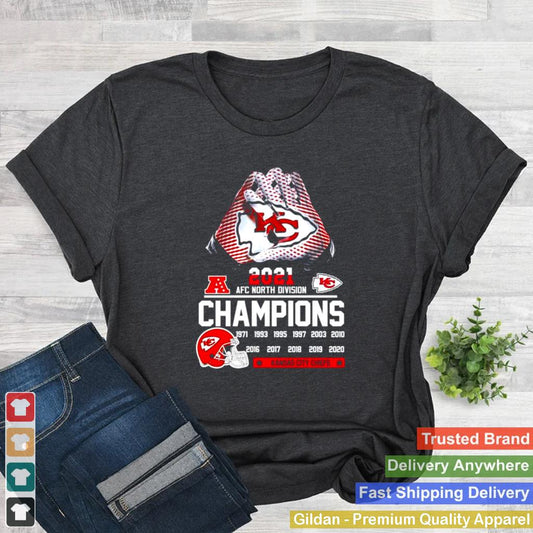 2021 AFC north division champions 1971 2020 Kansas City Chiefs shirt