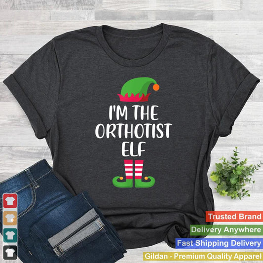 Im The Orthotist Elf Christmas Family Matching T Shirt