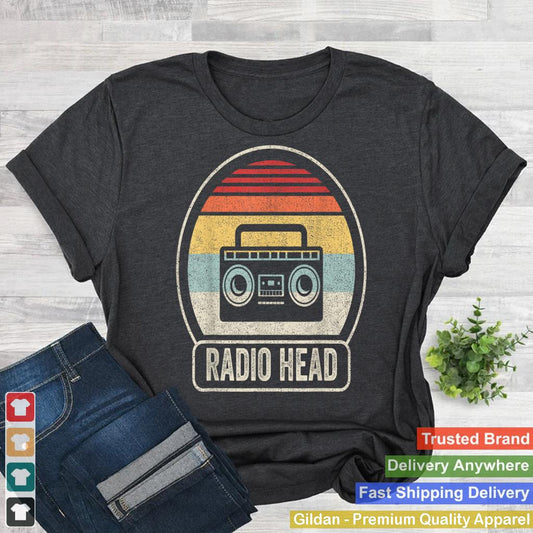 Retro Vintage Radio Head