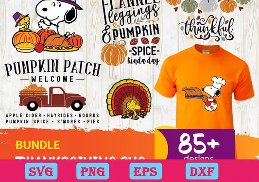 85+ Thanksgiving Bundle Svg