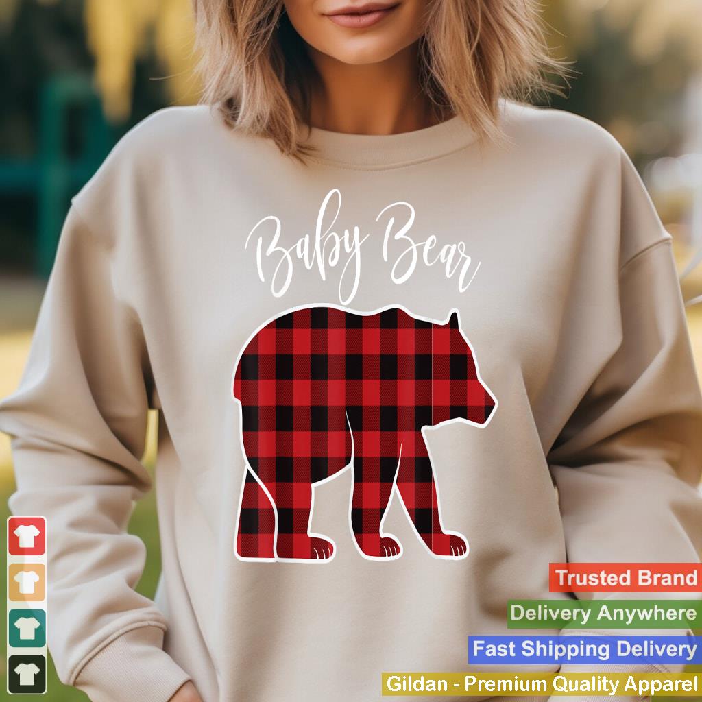 Baby Bear Pajama Red Buffalo Xmas Funny Family Christmas