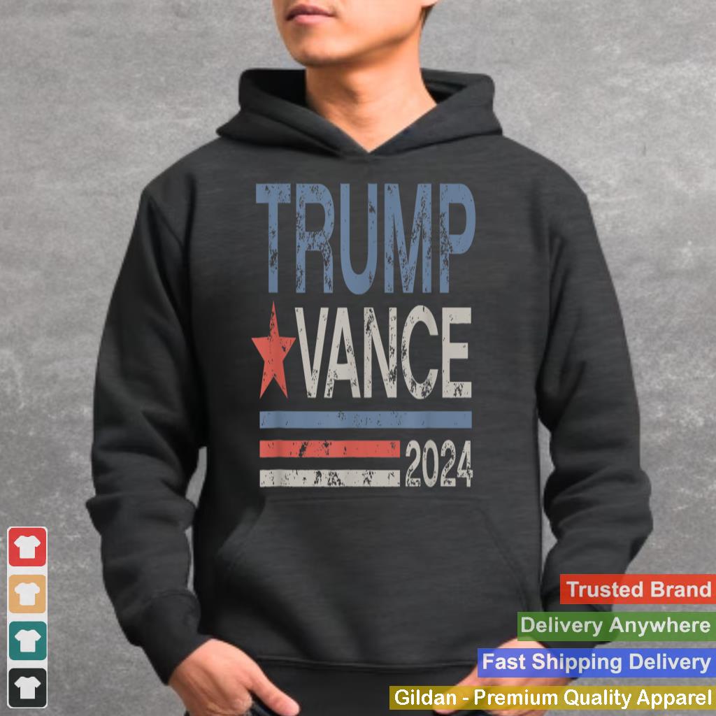 Trump Vance 2024 Retro Stripe Trump JD Vance Long Sleeve