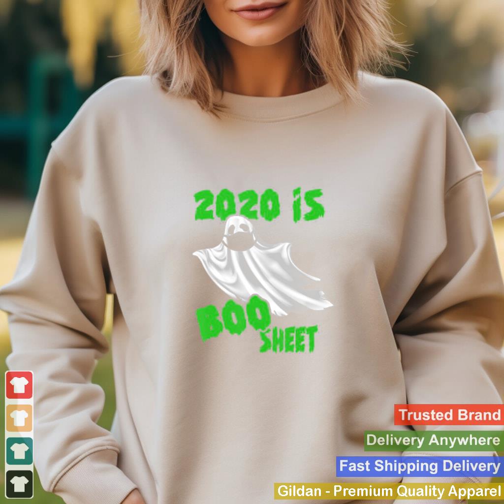 2020 Is Boo Sheet Halloween Ghost Mask shirt