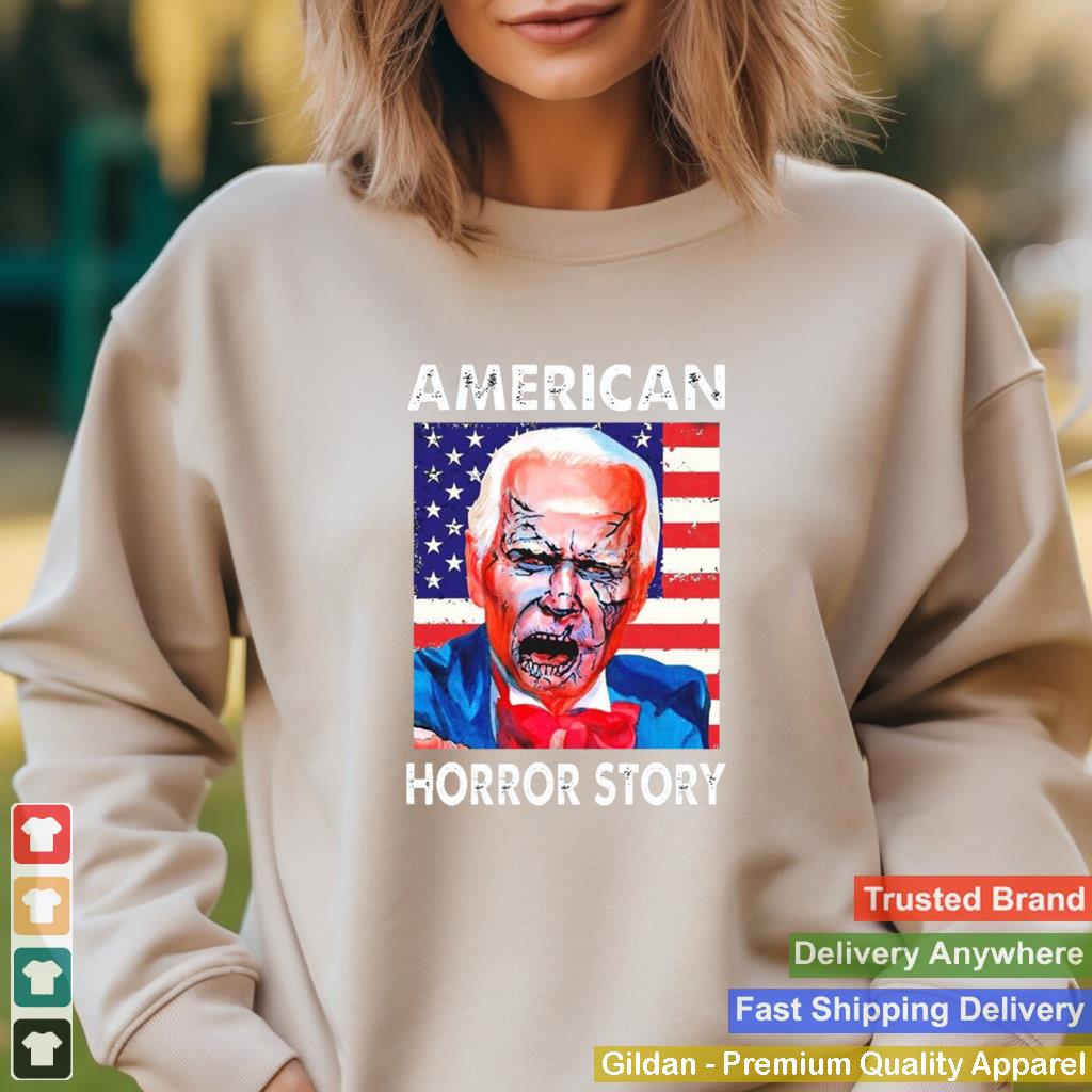 American-Horror-Story-Joe-Biden-Zombie-USA-Flag-Halloween-shirt