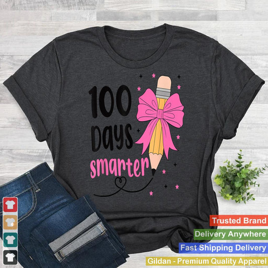 100 Days Smarter 100th Day Of School Toddlers Girls Kids