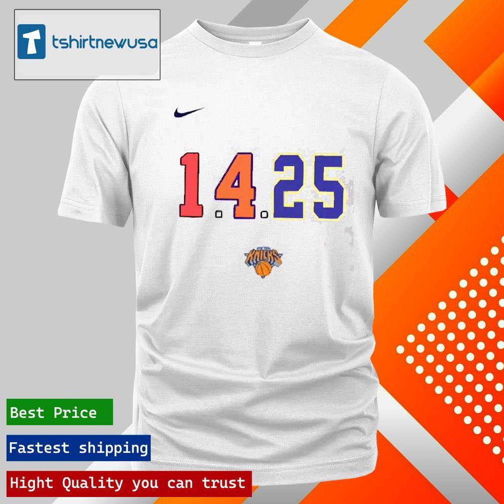 Top 1.4.25 Derrick Rose New York Knicks Night Nike Unisex 2025 T-Shirt