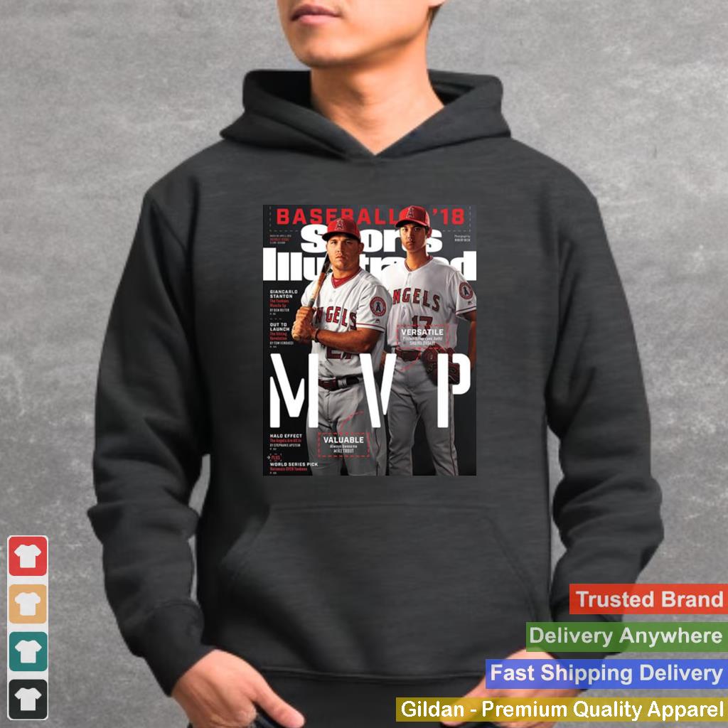 2021 Mike Trout Shohei Ohtani Sports Illustrated MVP shirt