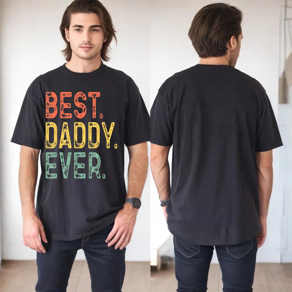 Family Funny Vintage Retro Best Daddy Ever