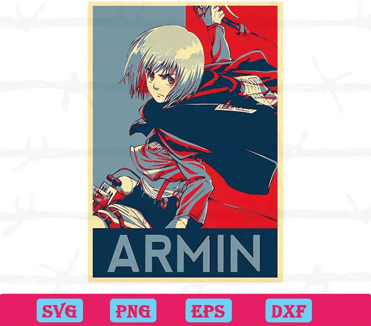 Armin Arlert Attack On Titan Svg 2