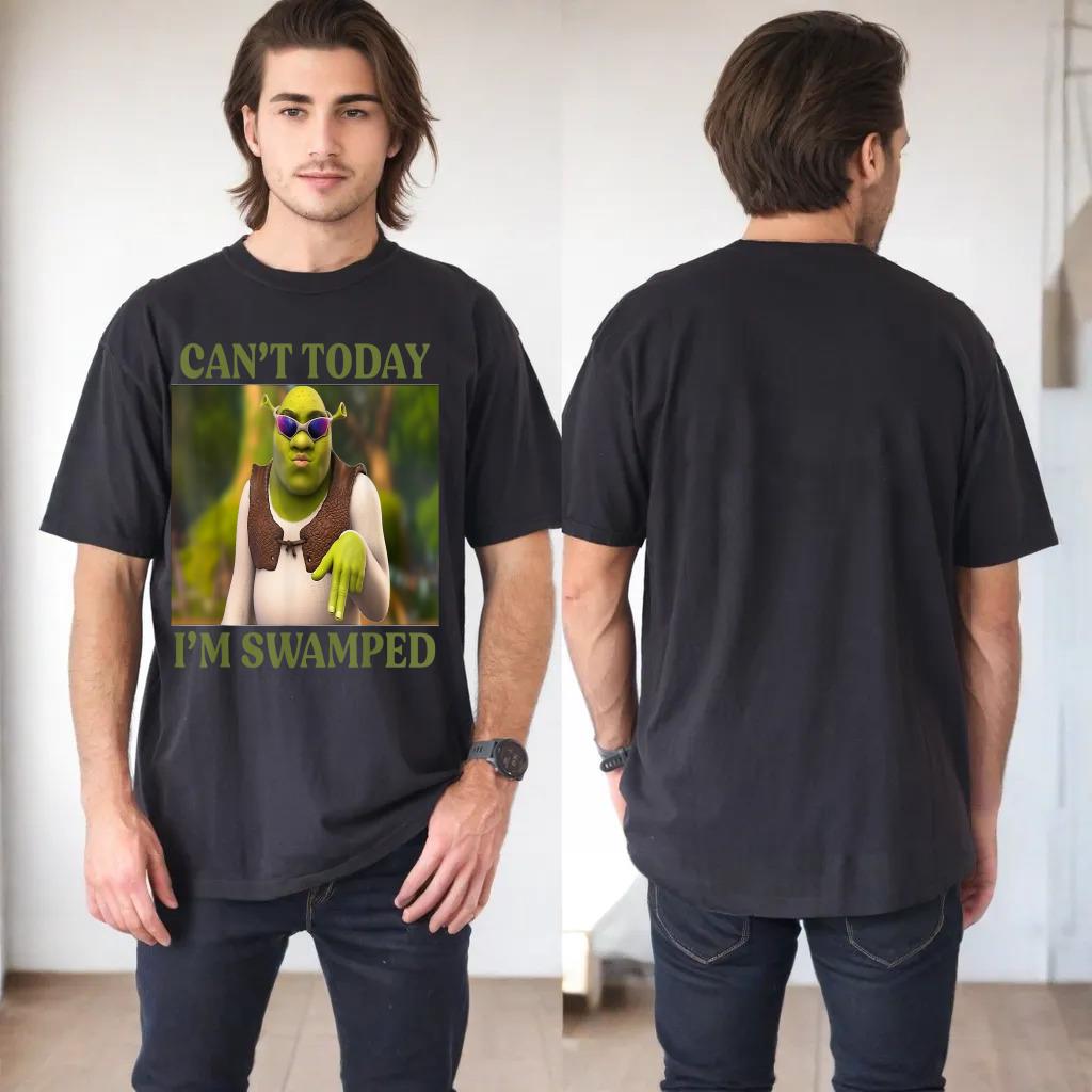 Funny Design Swamped Quote Tee 'Can't Today, I'm Swamped'