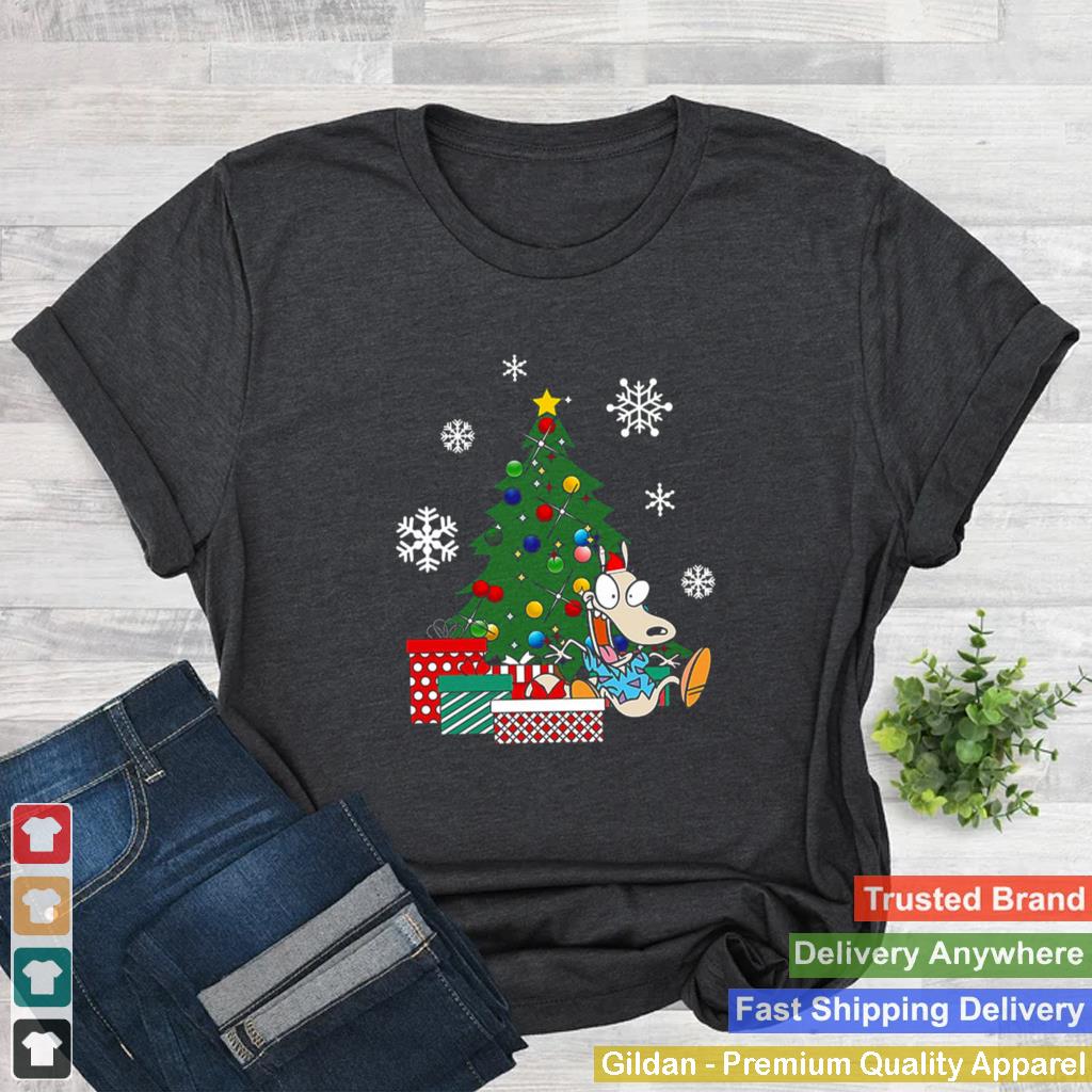 Around-The-Christmas-Tree-Rockos-Modern-Life-shirt