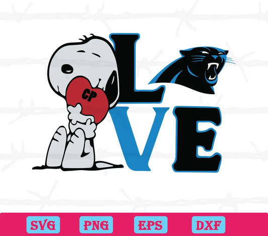 Snoopy Love Carolina Panthers, Downloadable Files