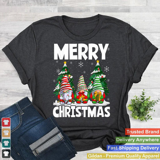 Gnome Family Christmas for Women Men - Buffalo Plaid_4