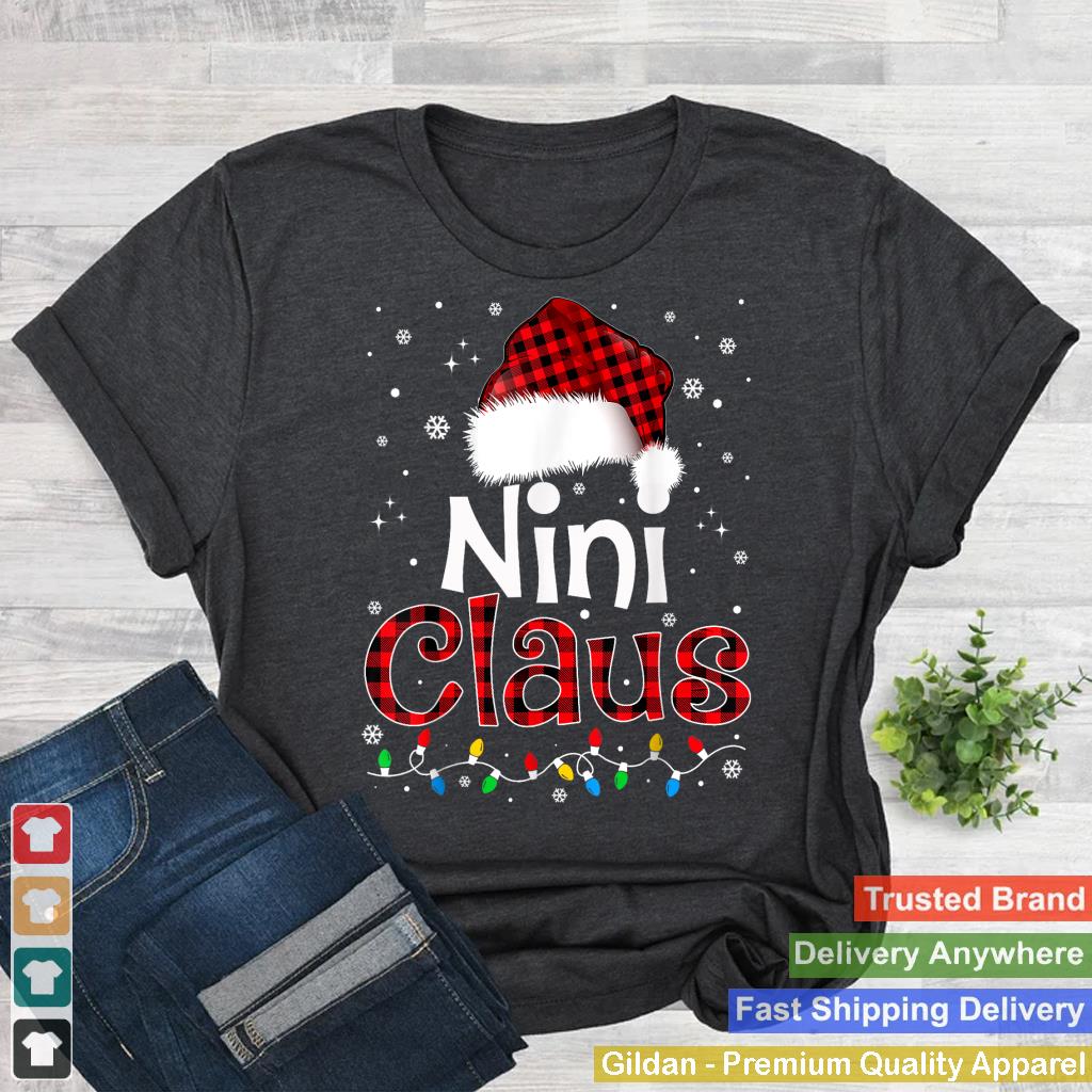 Nini Claus Funny Santa Claus Matching Family Pajamas