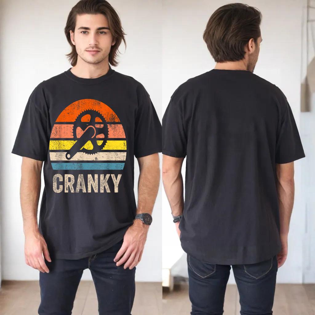 Cranky Vintage Sun funny Bicycle Lovers Cycling Cranky