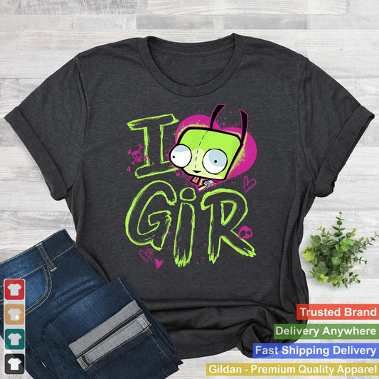 Invader Zim Valentine's Day I Love Gir