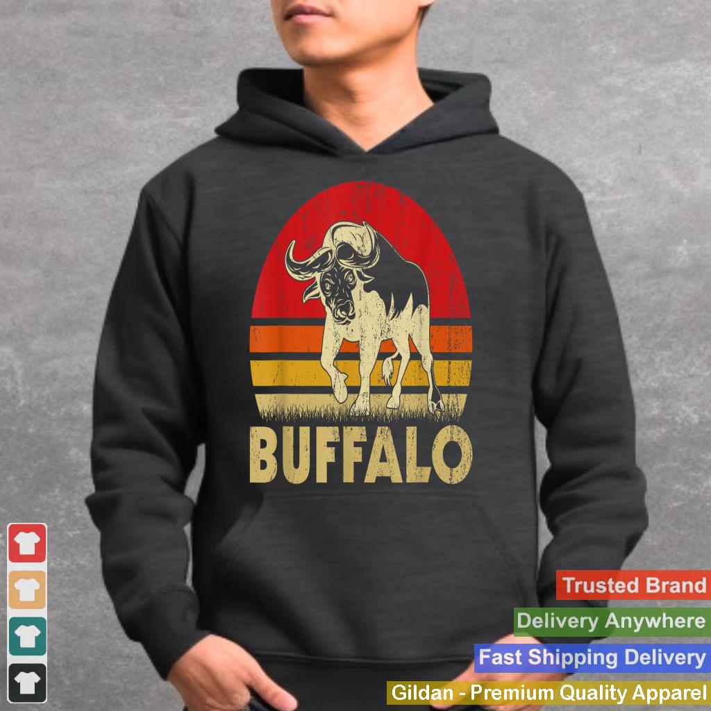 Vintage Buffalo Graphic Retro Sunset Buffalo Lovers