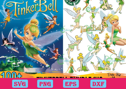 100+ Disney Tinkerbell Svg Bundle