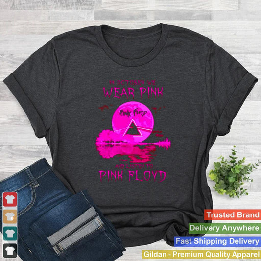 In October we wear pink and listen to Pink Floyd shirt