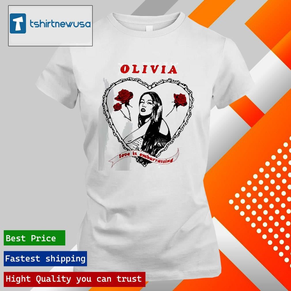 Best Olivia Rodrigo Love Is Embarrassing Two Sides Unisex 2025 T Shirt