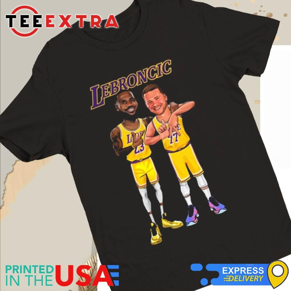 Official LeBron James And Luka Doncic Lebroncic Los Angeles Lakers All Day Everyday Shirt