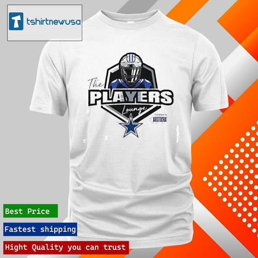 Original The Players Lounge Dallas Cowboys Presented By Aristocrat NFL Football 2024 T Shirts