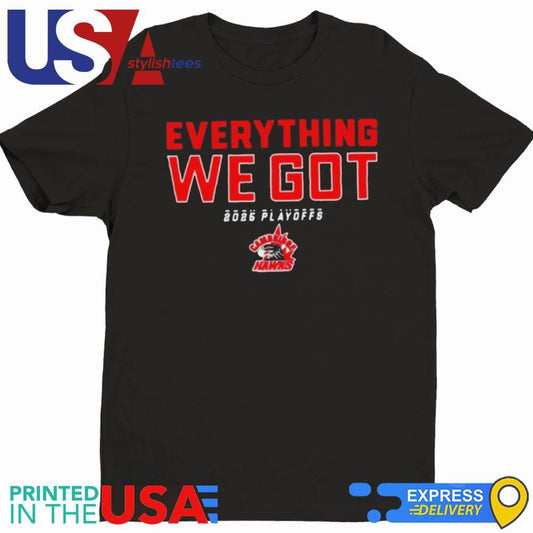 2025 Cambridge Hawks Playoff Everything We Got Shirt