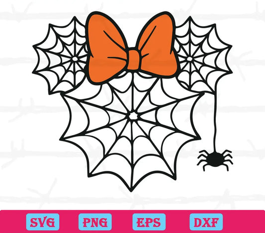 Spider Web Disney Halloween, Svg Designs