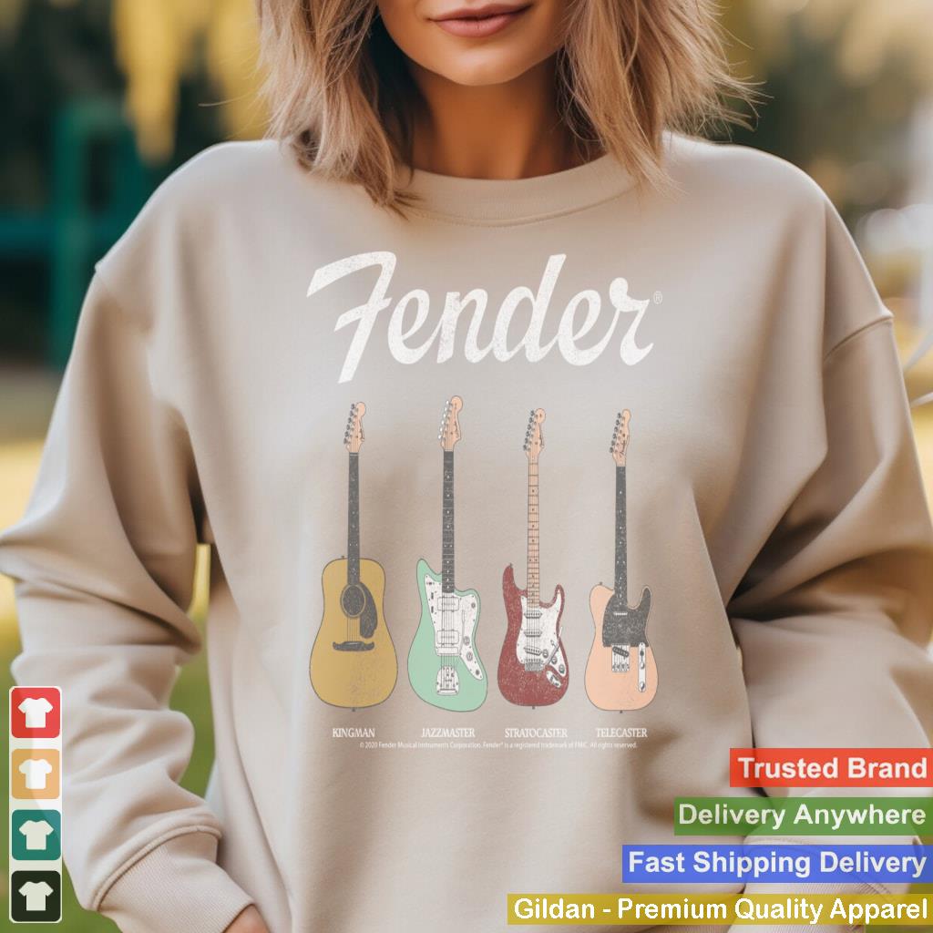 Fender Vintage Guitar Lineup Pullover Hoodie