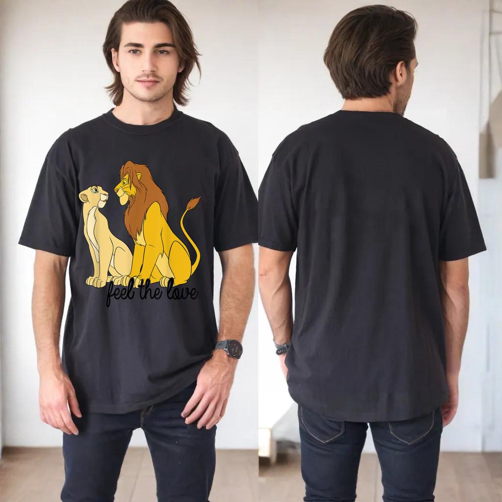 Disney The Lion King Simba & Nala Feel The Love Logo