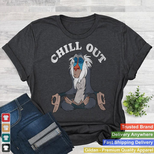 Disney Lion King Rafiki Chill Out Meditation Graphic