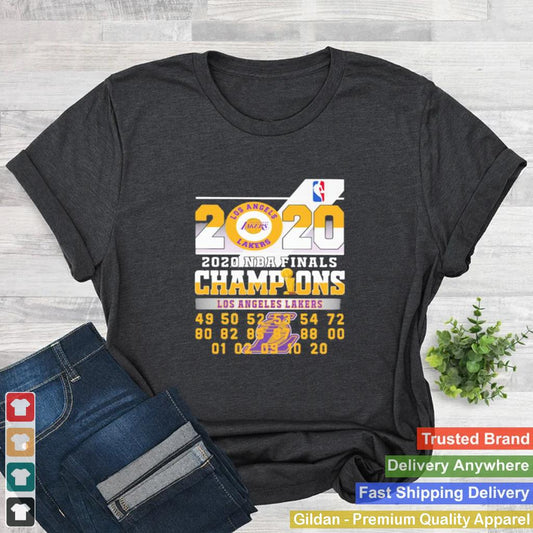 2020 nba finals champions los angeles lakers shirt