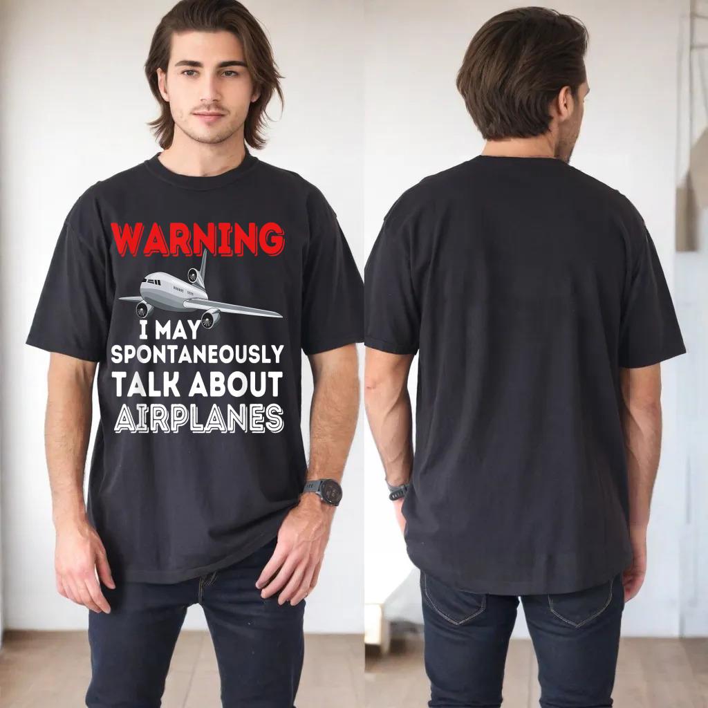 I May Talk About Airplanes - Funny Pilot & Aviation Airplane