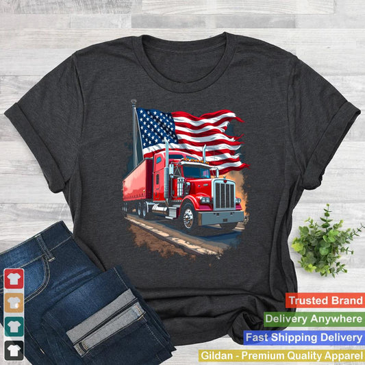 Patriotic Semi-Truck