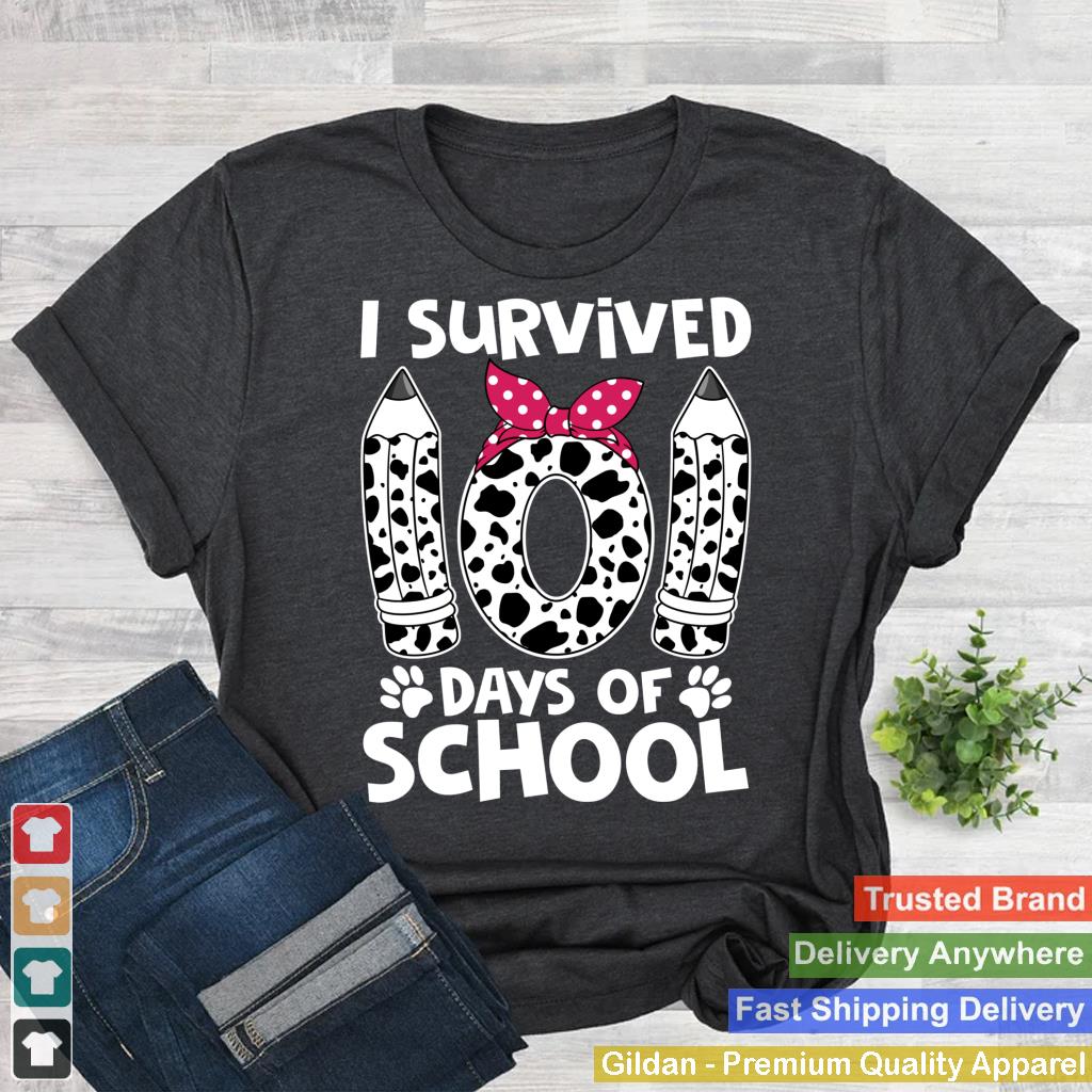 I Survived 101 Days Of School Funny Student Teacher Kids