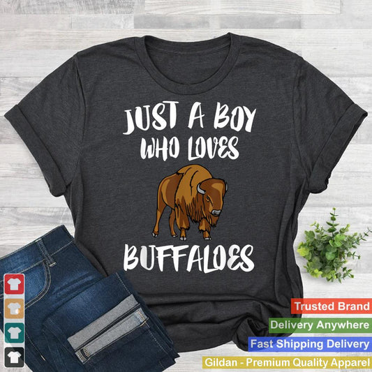 Just A Boy Who Loves Buffaloes Animal Gift