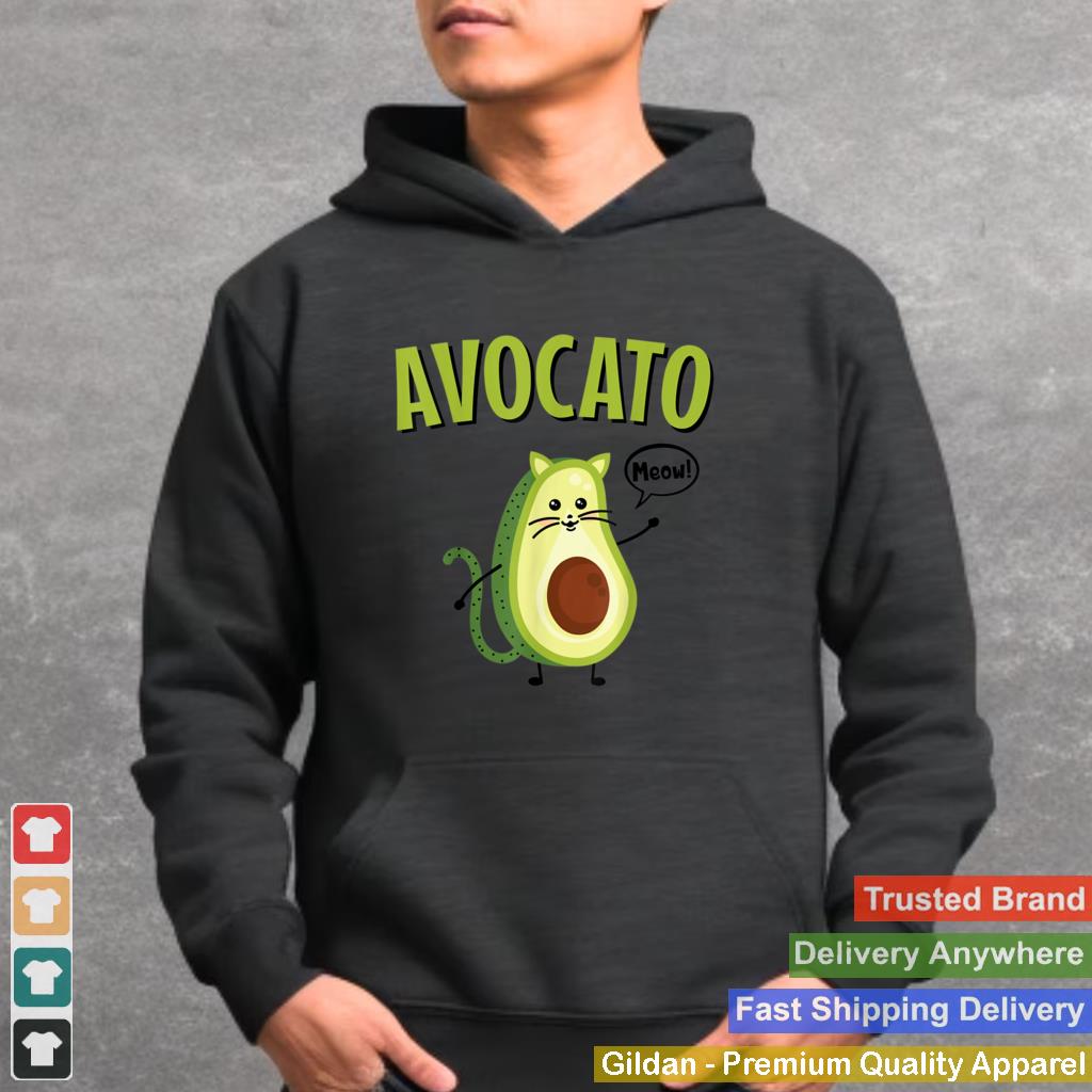 Avocato Funny Cute Cat Avocado Vegan And Cat Lover Kitten T Shirt B09W917P2T