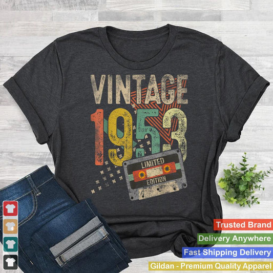 Vintage 1953 72nd Birthday Gifts For Men Women 72 Year Old_1