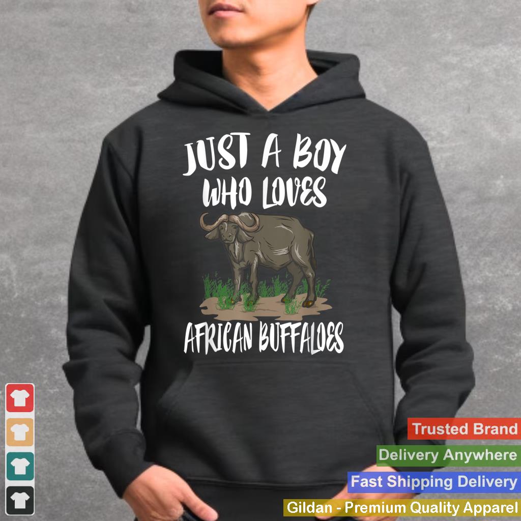 Just A Boy Who Loves African Buffaloes Animal Gift