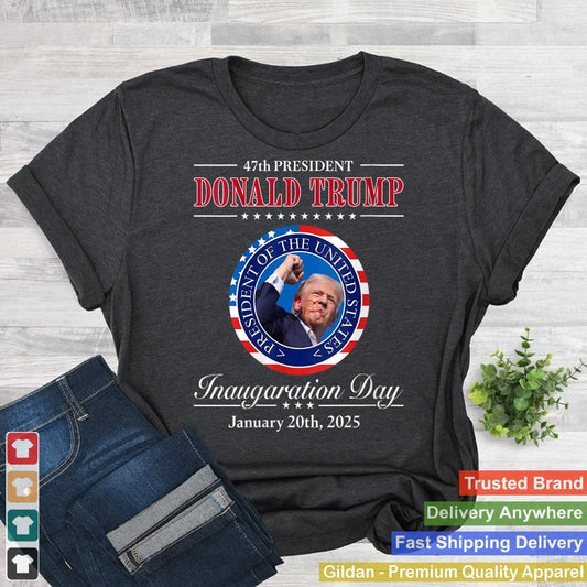 Womens President Donald Trump Inauguration Day 2025 Memorabilia V-Neck_1