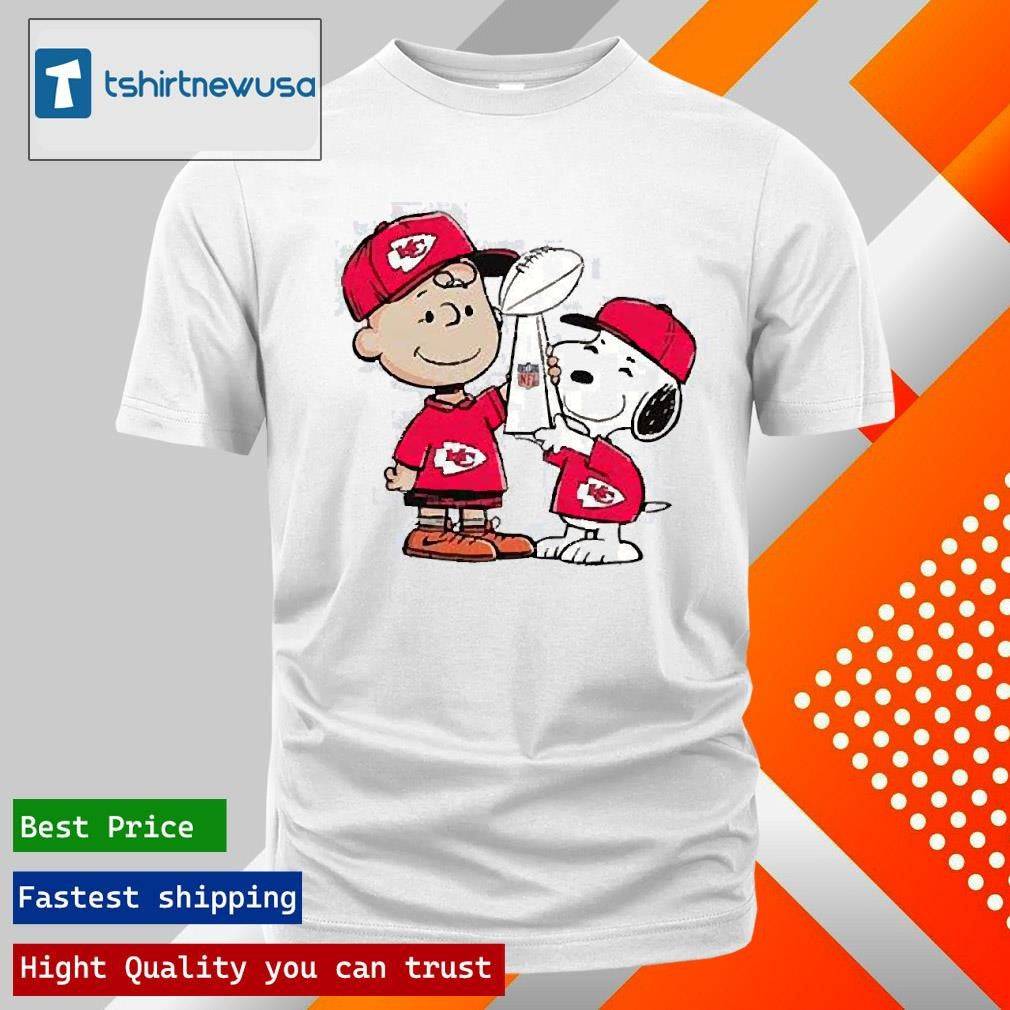 Premium Kansas City Chiefs Champions Trophy Snoopy And Charlie Brown 2025 Shirts