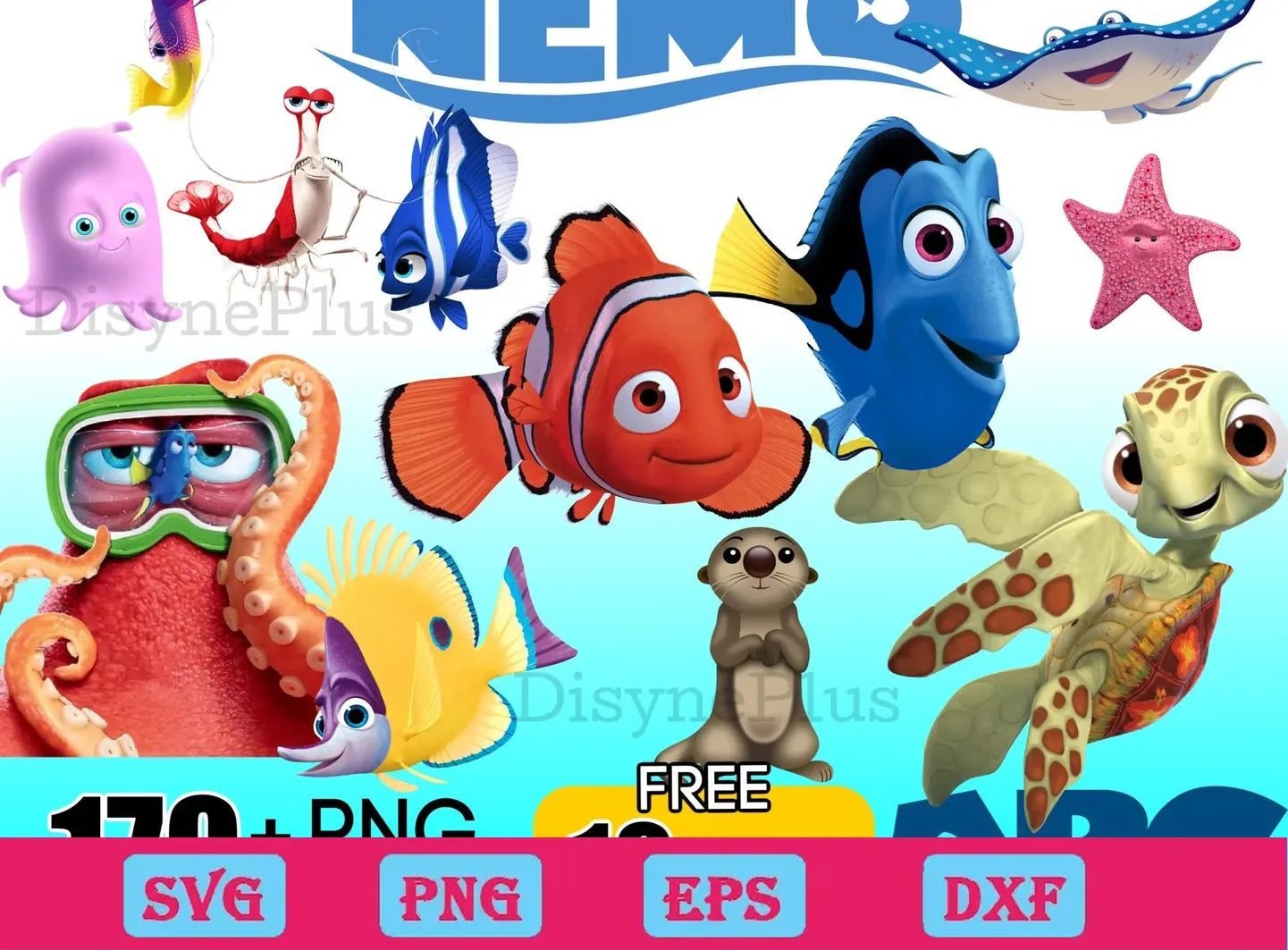 170 Finding Nemo png bundle