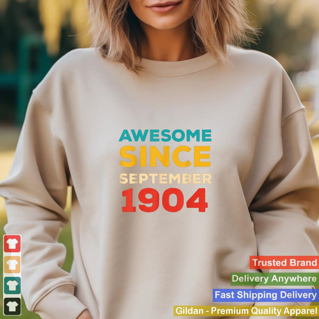 Awesome Since 1904 117th Birthday Retro shirt