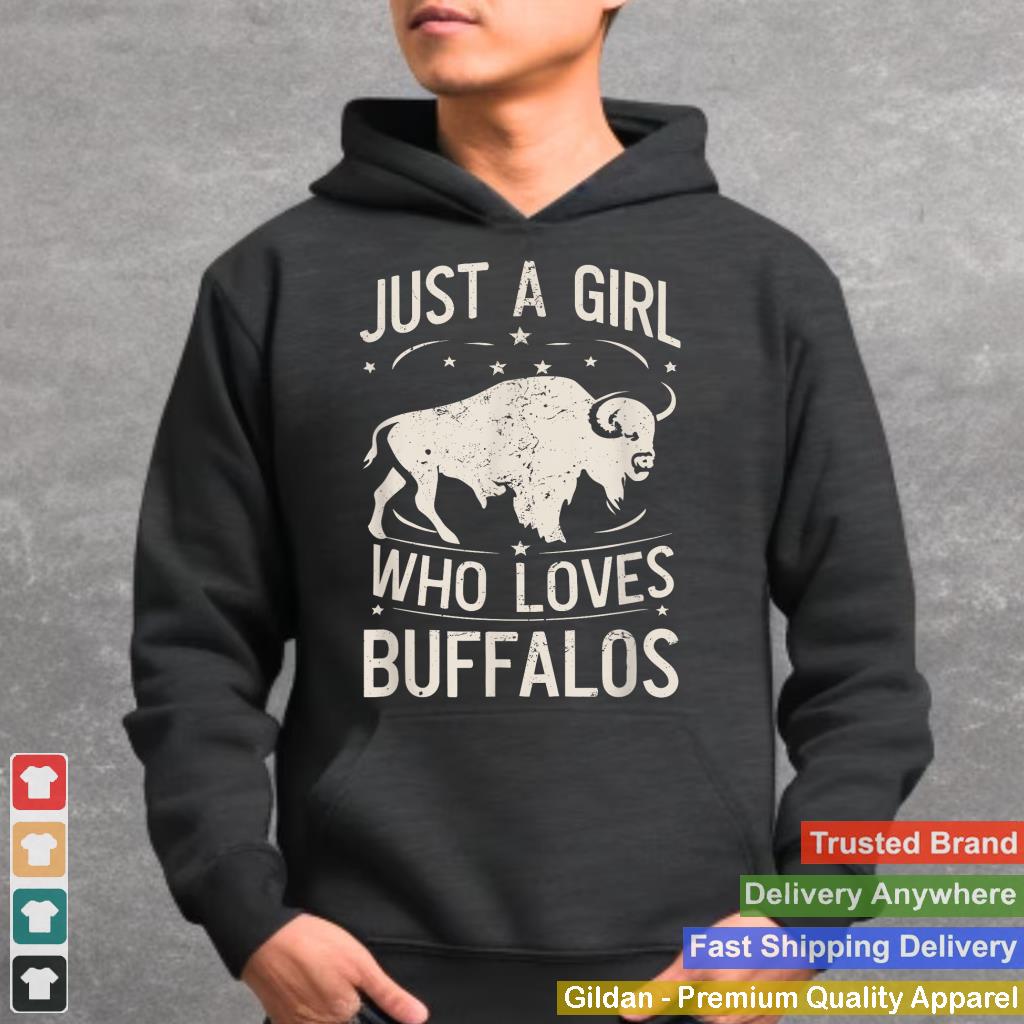 Just A Girl Who Loves Buffalos Animal Bison Buffalo Lover_11