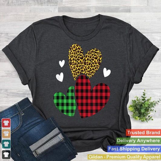 Cute Valentines Day Gifts for Men Women Heart Buffalo Plaid