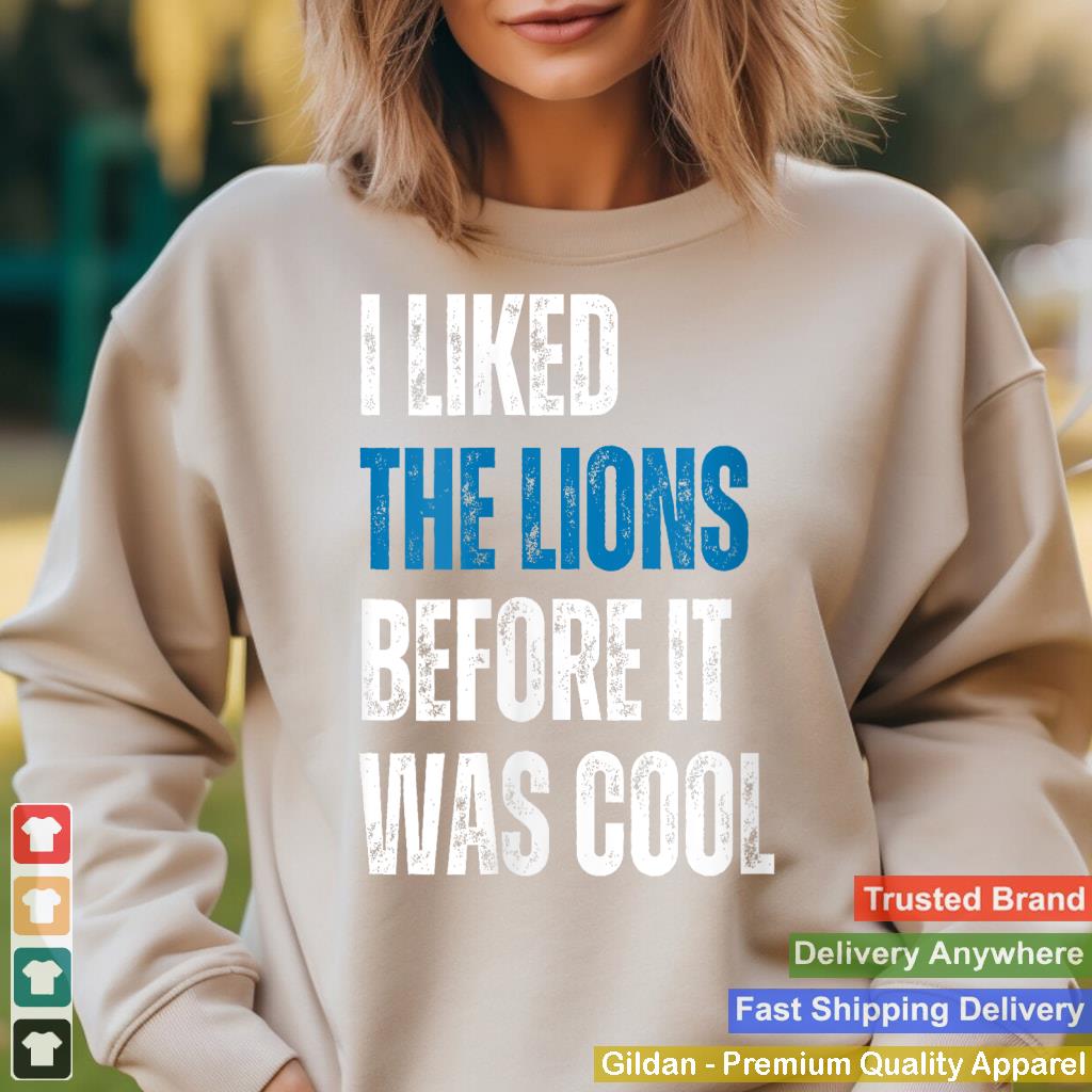 Womens I Liked The Lions Before It Was Cool V-Neck