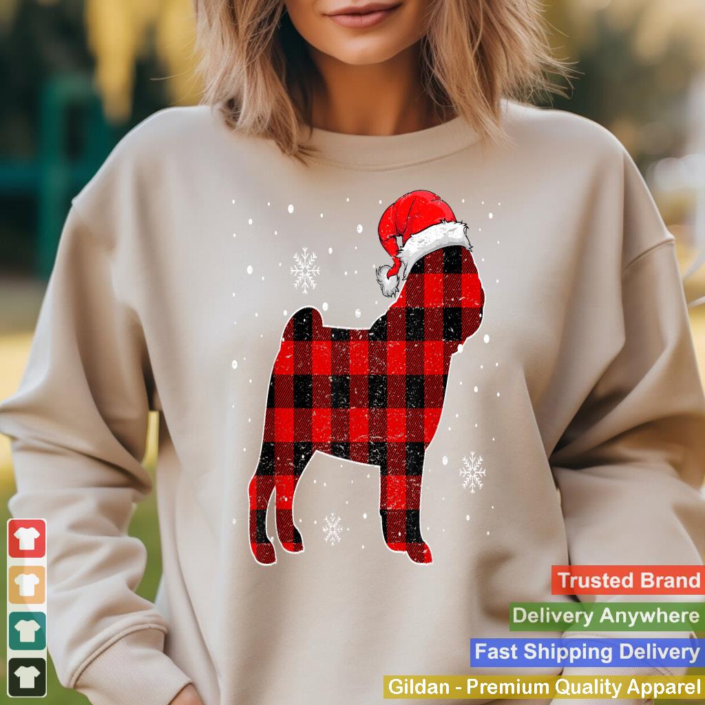 Check Brand For 50, Christmas Buffalo Plaid Pug Pajama