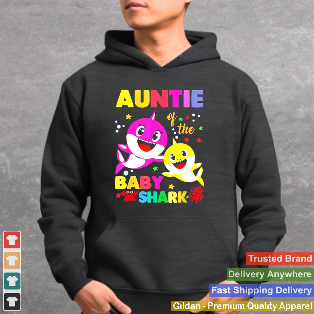 Auntie Of The Baby Shark Birthday Auntie Shark shirt