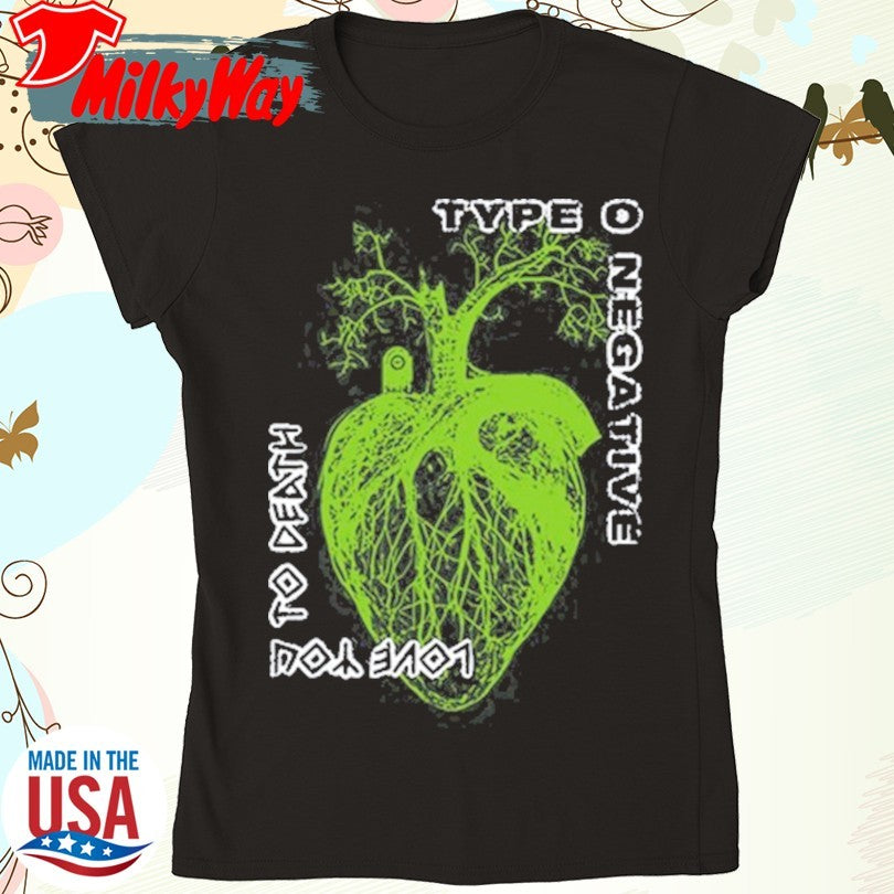 Official Type O Negative Heart You To Death Shirt